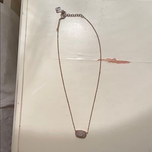 kendra scott drusy elisa pendant necklace